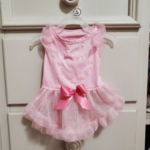 Pink dog dress